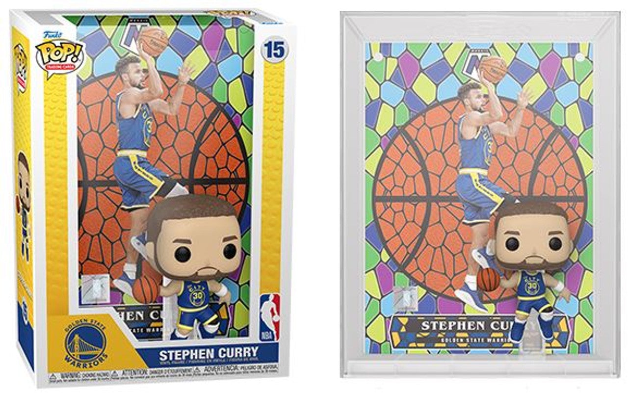 Funko POP! Trading Cards: Panini Mosaic Golden State Warriors Blue Jersey - Stephen Curry #15 Vinyl Figure