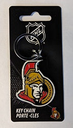 NHL - Team Logo Metal Keychain - Ottawa Senators