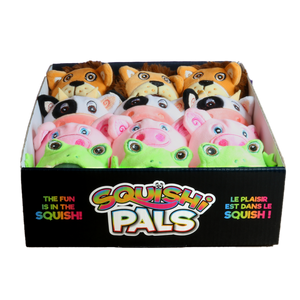 Squishi Pals Plush Squeeze Ball - Animals (1 Random Plush Ball)