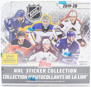 2019-20 Topps Hockey Sticker Box (50 Pack Box)