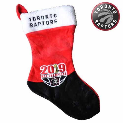 Toronto Raptors 2019 NBA Champions Christmas Stocking (FOCO, NBA