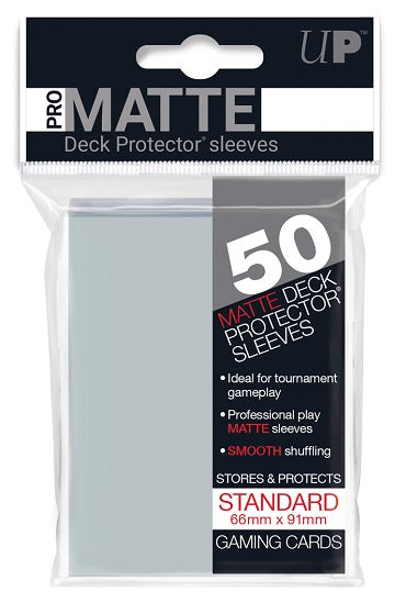Ultra Pro Standard Pro Matte Deck Protector Card Sleeves 50ct - Clear