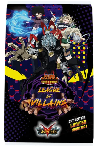 My Hero Academia CCG Booster League of Villains Booster Pack 1st Edition