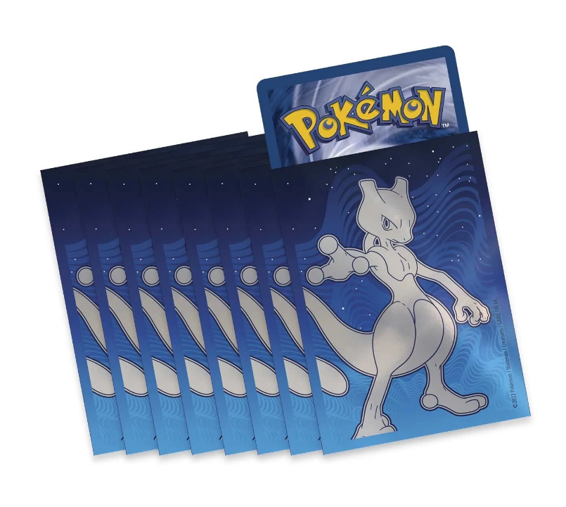 Mewtwo Pokemon Go Standard Deck Protector Sleeves Only 65 ct (Generic Packaging)