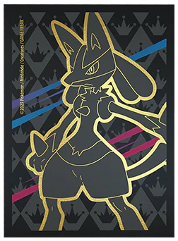 Pokemon TCG - Crown Zenith - Lucario Standard Card Deck Protector Slee A & C Games Pokemon TCG - Crown Zenith - Lucario Standard Card Deck Protector Slee A & C Games