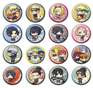 Naruto New Era Megahouse Metal Badge Collection (repeat) (1 Random Blind Badge)