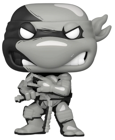 Funko POP! Comics: Eastman and Laird's Teenage Mutant Ninja Turtles - Michelangelo #34 PX Previews Exclusive Vinyl Figure B + W CHASE