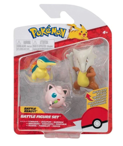 Pokemon Battle Figure Set 3-Pack (Cyndaquil, Jigglypuff and Marowak)