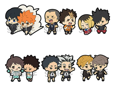 Megahouse Haikyuu! Rubber Mascot Buddycolle (1 Random Blind Box)