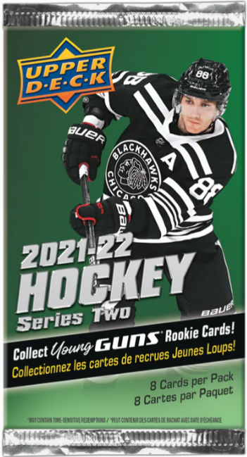 2021-22 Upper Deck Series 2 Hockey Retail Pack