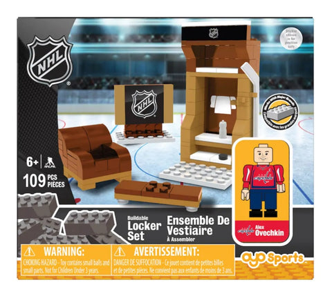 OYO Sports NHL - Player Buildable Locker Set - Washington Capitals - Alexander Ovechkin (Red Jersey)