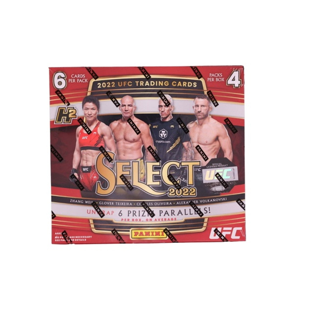 2022 Panini Select UFC Hobby Hybrid H2 Box (4 Packs Per Box)