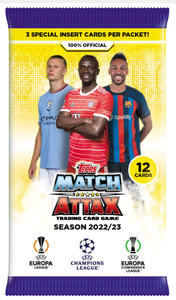 2022-23 Topps Match Attax Champions League Cards Pack (12 Cards Per Pack)