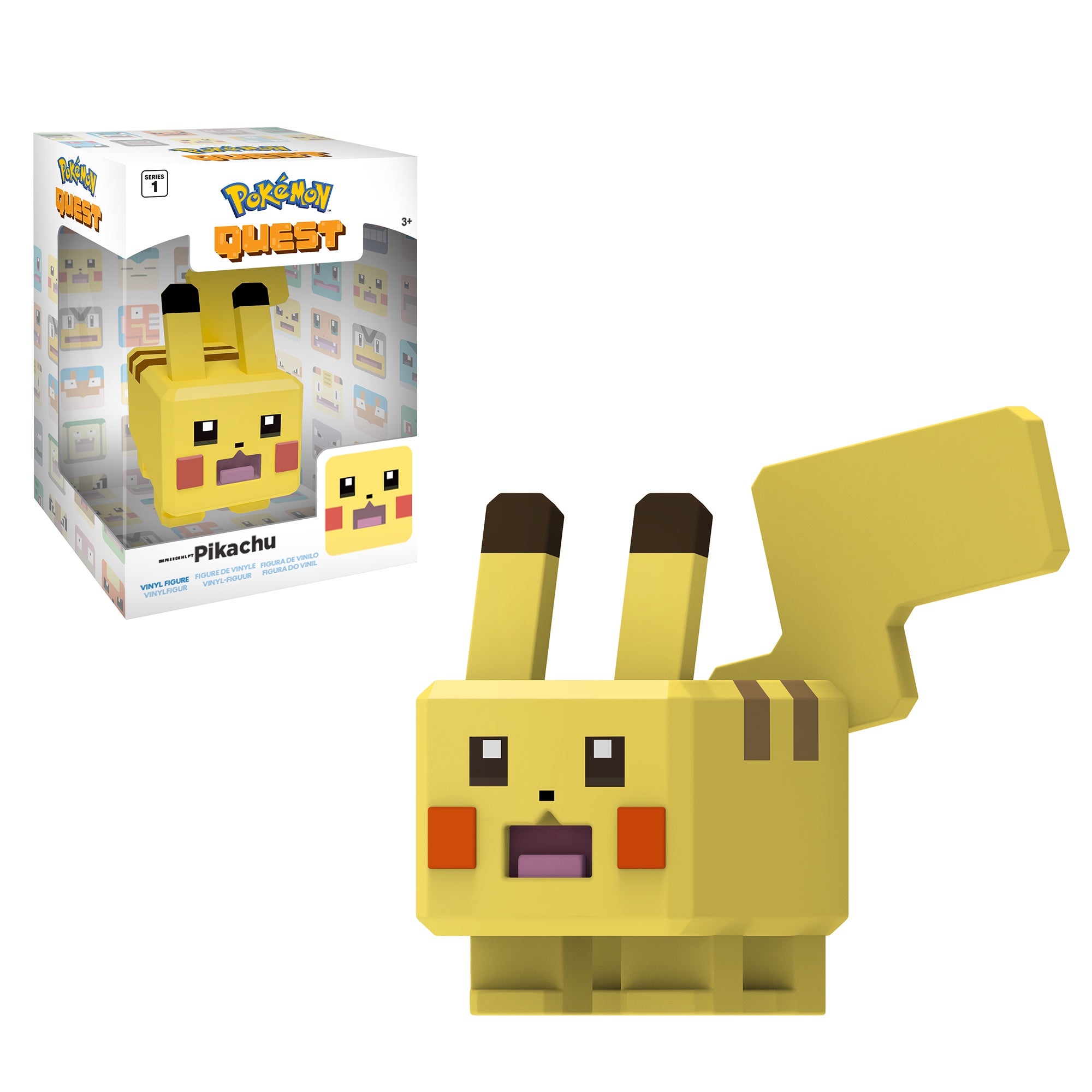 Pokémon Quest 4" Vinyl Figures - Pikachu