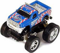 Fleer Collectibles - NBA Mini Monster Truck Pull Back Die-Cast Limited Edition - Detroit Pistons