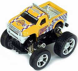 Fleer Collectibles - NBA Mini Monster Truck Pull Back Die-Cast Limited Edition - Los Angeles Lakers