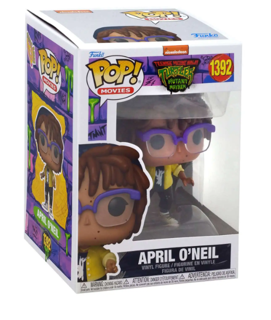 Funko POP! Movies: Teenage Mutent Ninja Turtles Mutant Mayhem - April O'Neil #1392 Vinyl Figure