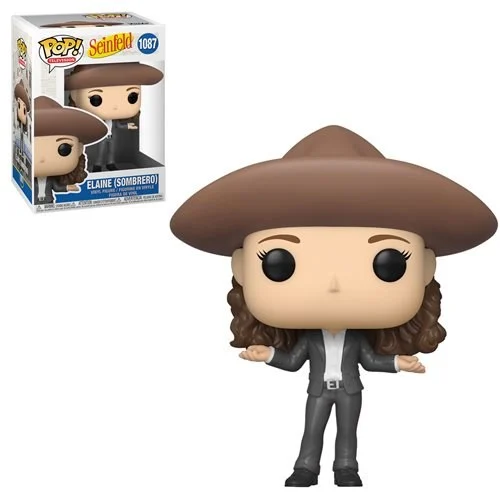 Funko POP! Television: Seinfeld - Elaine (Sombrero) #1087 Vinyl Figure