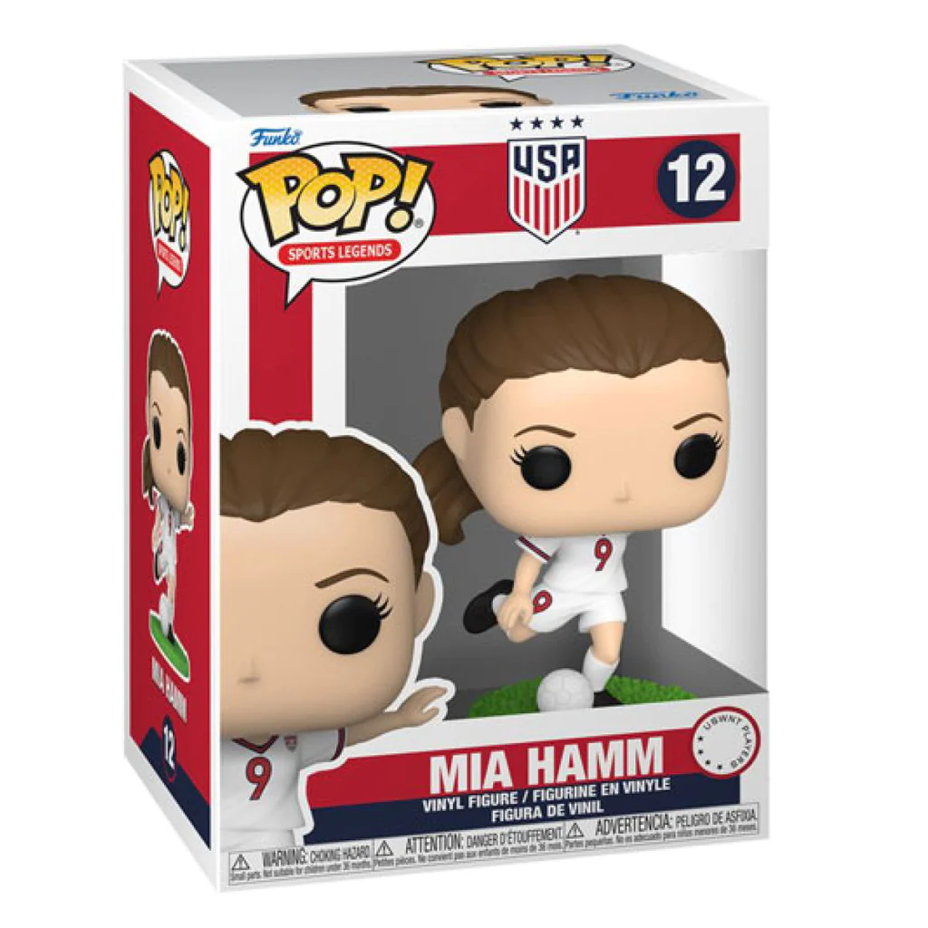 Funko POP! Sports Legends: US Women's National Team White Jersey - Mia Hamm #12 Vinyl Figure