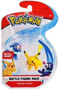 Pokemon Battle Figure Pack Battle Ready! - Pikachu / Popplio