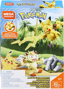 Mega Construx Pokemon Pikachu Vs Meowth Showdown