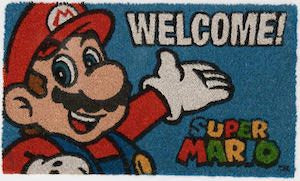 Super Mario Welcome Coir Non-Skid Back Door Mat [Pyramid]
