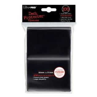 Ultra Pro Standard Deck Protector Sleeves Black 100ct
