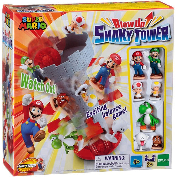 Super Mario Blow Up! Shaky Tower Tabletop Game [Epoch]
