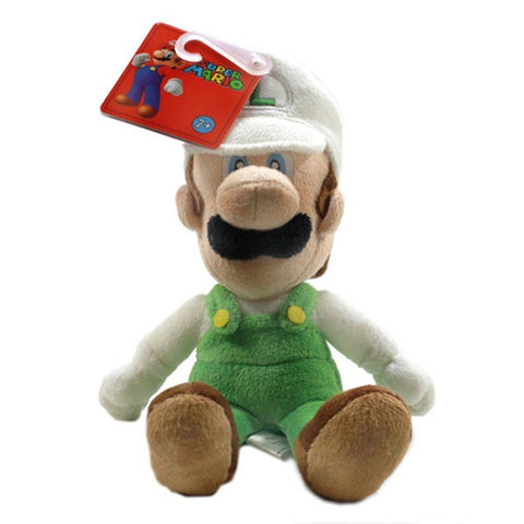 SUPER MARIO BROS FIRE LUIGI 6" PLUSH [LITTLE BUDDY