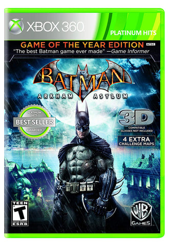 Batman: Arkham Asylum Game of the Year Edition - Xbox 360 (Pre-owned)