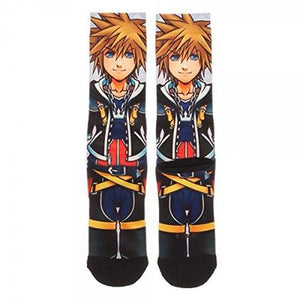 Sora - Kingdom Hearts Crew Socks - Sock Size 10-13
