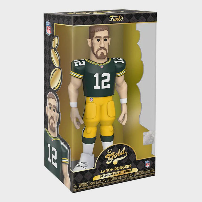 Funko Gold: NFL - Aaron Rodgers (Green Bay Packers Black Jersey) 12" Premium Vinyl Figure