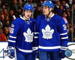Toronto Maple Leafs Mitch Marner & Auston Matthews Dual Photo 8" x 10" Picture Official NHL Licensed Colour Photo In Frame