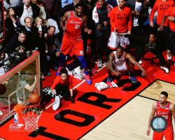Kawhi Leonard - Toronto Raptors - "The Shot" Game 7 Winner vs Philadephia 76ers, 16" x 20" Official NBA Licensed Colour Photo Picture In Frame (Local Pick-Up Only)