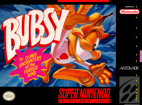 Bubsy in: Claws Encounters of the Furred Kind - SNES (Pre-owned)