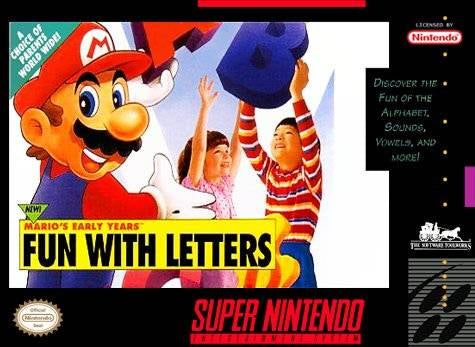 Mario's Early Years Fun with Letters - SNES (Pre-owned)