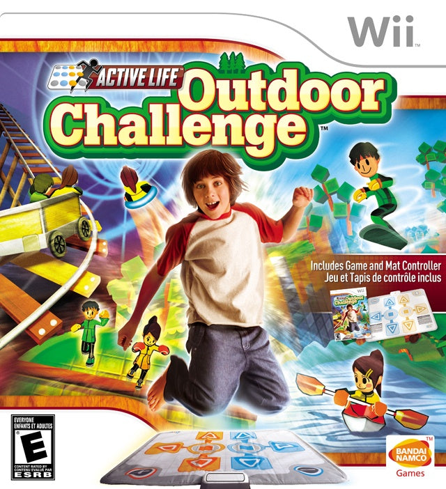 Active Life Outdoor Challenge Bundle with Mat - Wii (Pre-owned)