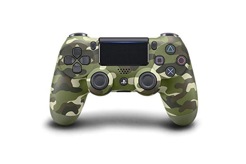 (Front Lit) DualShock 4 PlayStation 4 Controller Wireless Controller PS4 (Green Camo)