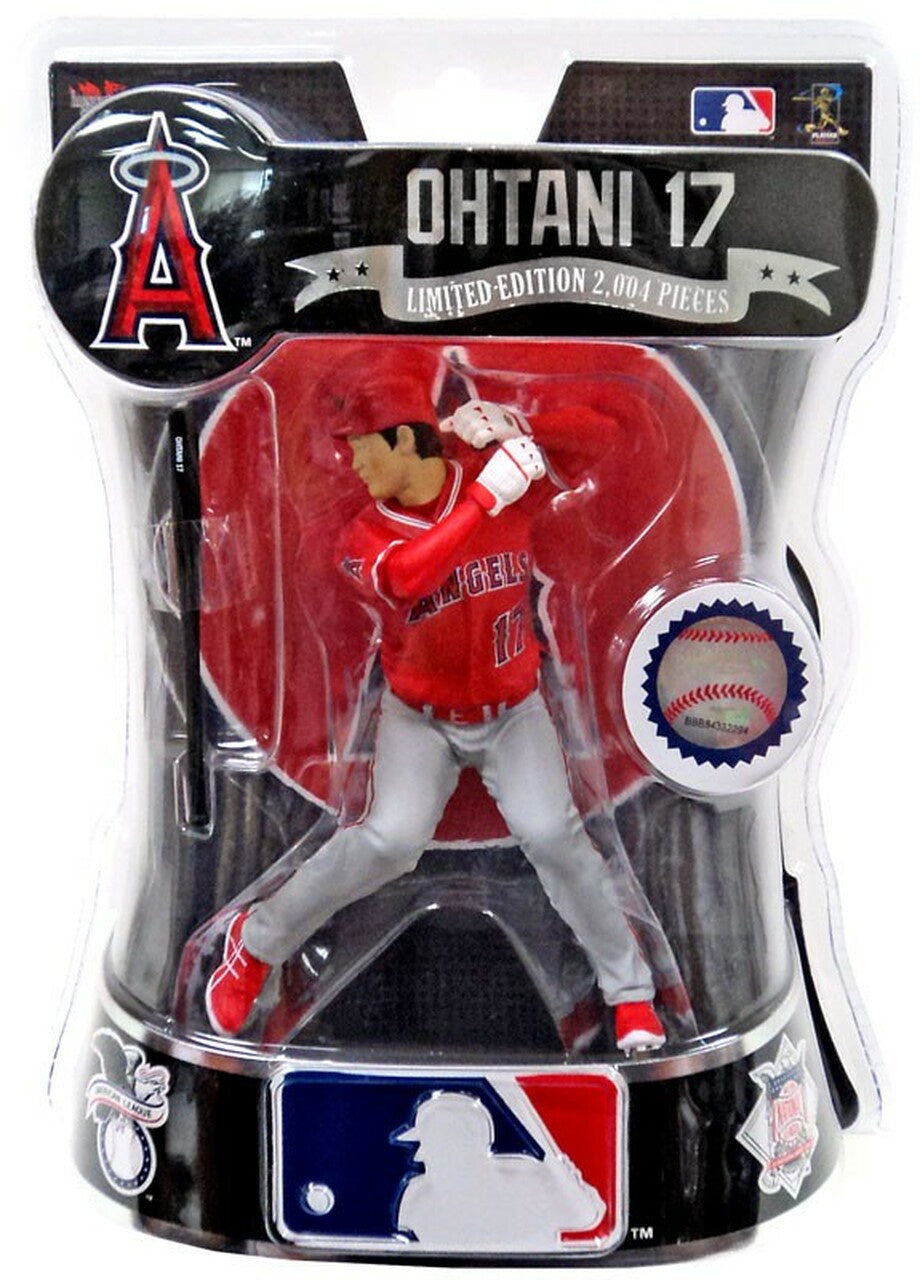 Shohei Ohtani Los Angeles Angeles 6" Figure Limited Edition of 2004 Pieces (Batting /Red Jersey)