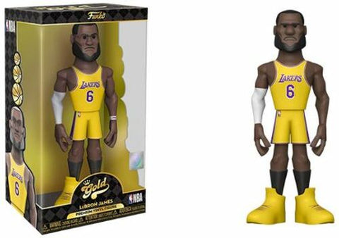 Funko Gold: NBA - LeBron James (Los Angeles Lakers Gold Jersey) 12" Premium Vinyl Figure