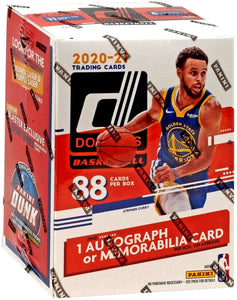 2020-21 NBA Panini Donruss Basketball Trading Card Blaster Box (11 Packs, 1 Autograph OR Relic Card)