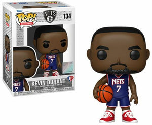 Funko POP! Basketball: Kevin Durant - #134 (Brooklyn Nets City Edition Jersey) NBA Vinyl Figure