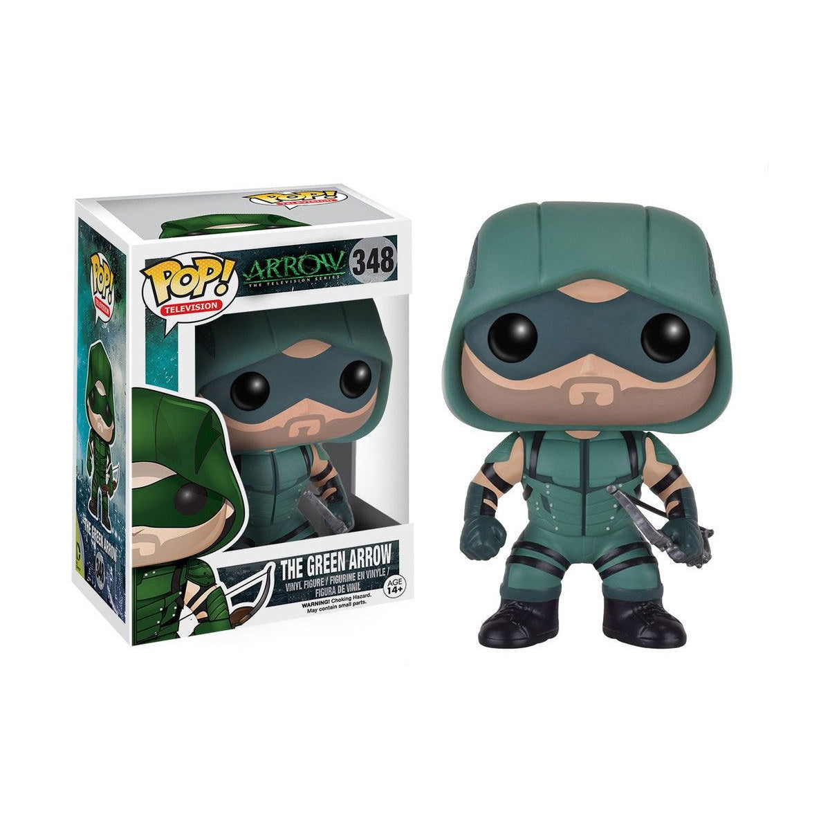 Funko POP! Television: Arrow the Television Series - The Green Arrow #348 Vinyl Figure (Pre-owned) (Box Wear)