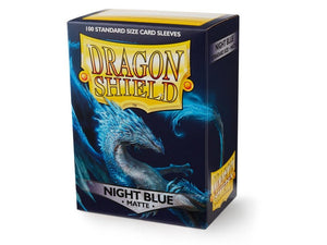 Dragon Shield Matte Standard Size Sleeves Night Blue 100ct