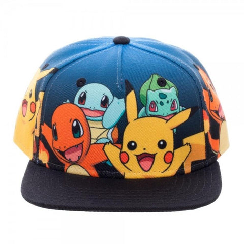 POKEMON - Group Gradient Snapback Flatbill Cap