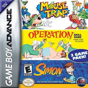 Mousetrap / Operation / Simon - GBA (Pre-owned)