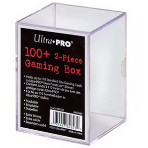 Ultra Pro - 100+ 2-Piece Case - Gaming Box - Clear