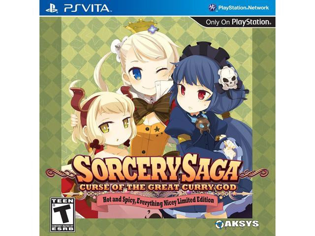 Sorcery Saga: Curse of the Great Curry God: Hot and Spicy, Everything Nicey Limited Edtion - PS Vita
