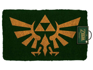 Legend of Zelda Hyrule Crest Coir Non-Skid Back Door Mat [Pyramid]