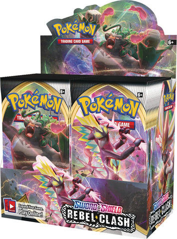 Pokemon Sword & Shield 2 Rebel Clash Booster Box (Local Pick-Up Only)